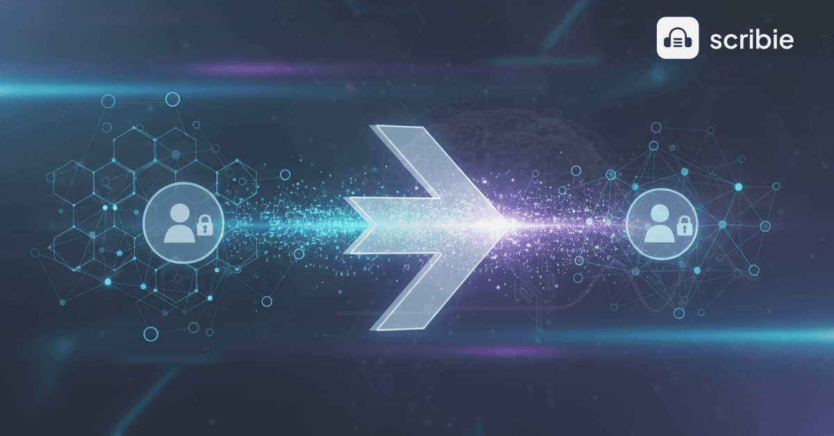 A picture to indicate account migration